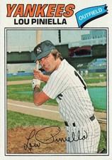 Lou Piniella 1977 TOPPS Baseball Card #96