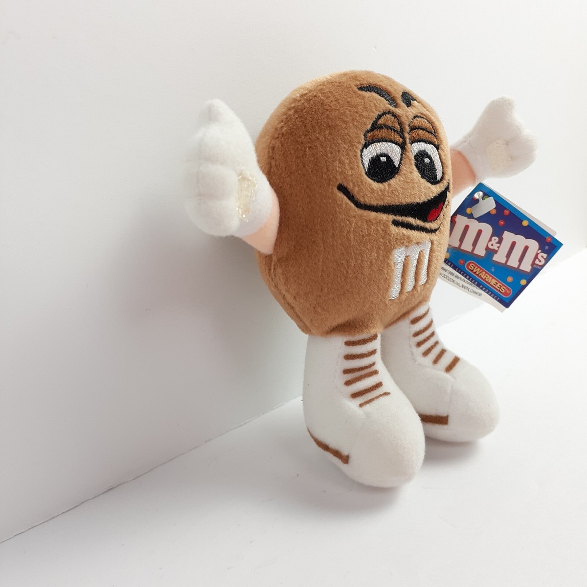 Vtg 1998 Boastful Brown M&M Plush Swarmees 5
