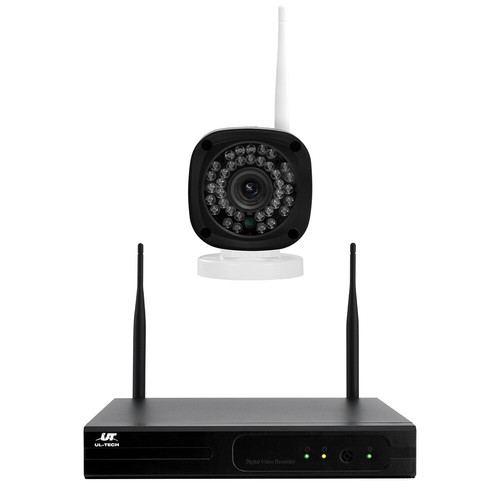 UL-tech Wireless CCTV 3MP Security Camera 8CH NVR 4 Square Cameras WiFi Outdoor - Picture 4 of 5