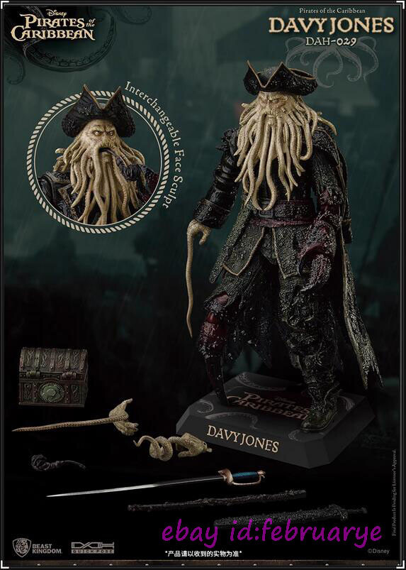 ゴージャス伯爵　Davy Jones フィギュア Davy Jones From Neca's Pirates of the Caribbean: Dead Man's Chest