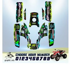 Yamaha Warrior 350 graphics kit stickers decals all models custom wrap atv