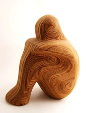 Robert Hargrave (20th C.) Carved Pressed Wood Sculpture