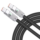 100W 6ft  Durable Silicone Fast Charge USB C to USB C Cable MacBook/Galaxy/Ipad