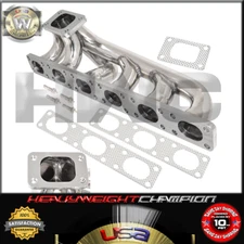 99-06 BMW E46 330 328 325 320 2.5L 3.0L i6 T3 Turbo Manifold Stainless Header