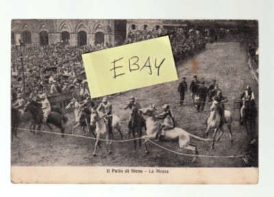 SIENA IL PALIO DI SIENA --LA MOSSA VG 1931