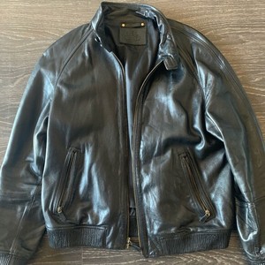 leather bomber jacket ebay