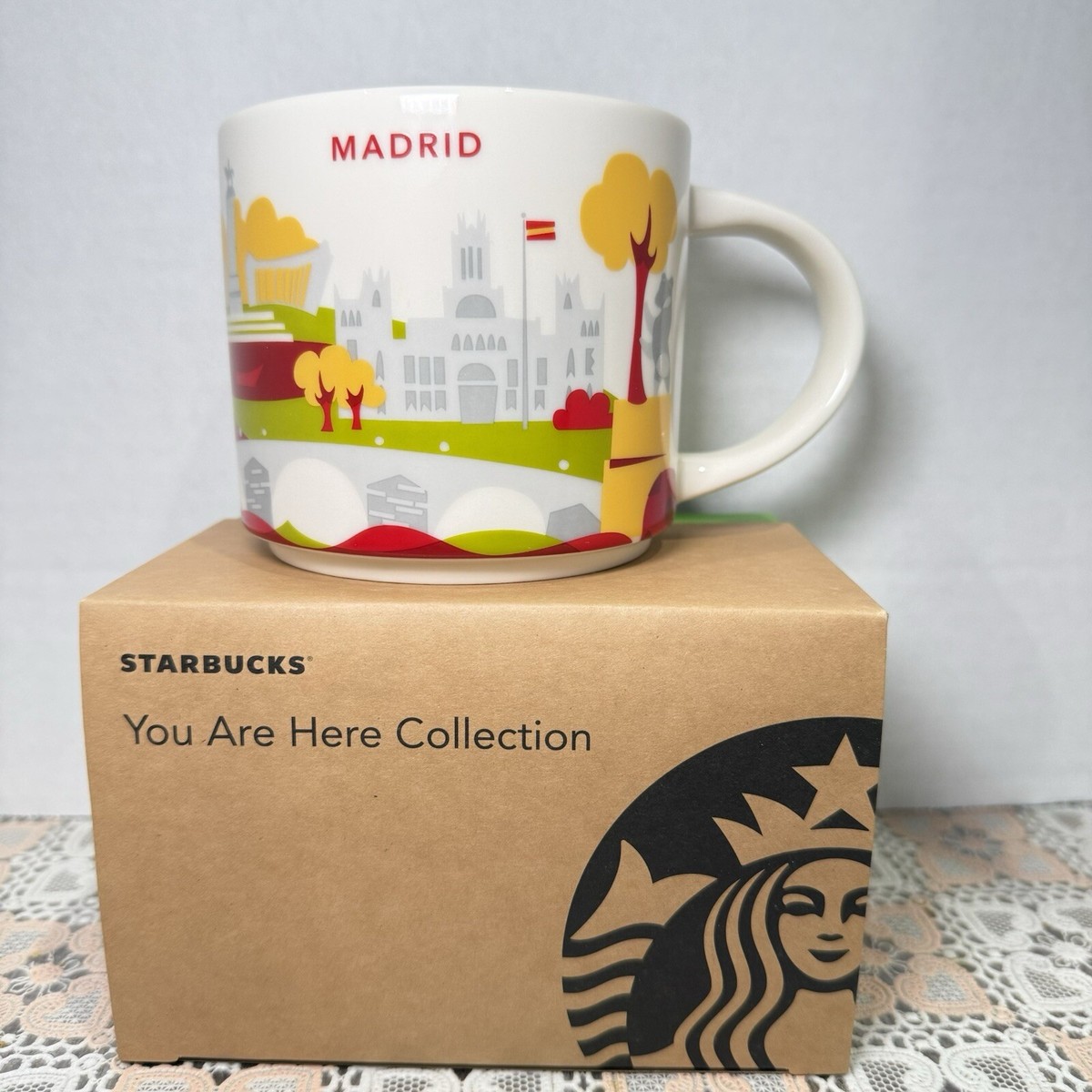 Starbucks Coffee - ktセット Starbucks マグカップ Madrid Spain Madrid Starbucks coffee Cup Mug 14oz You Are Here Collection