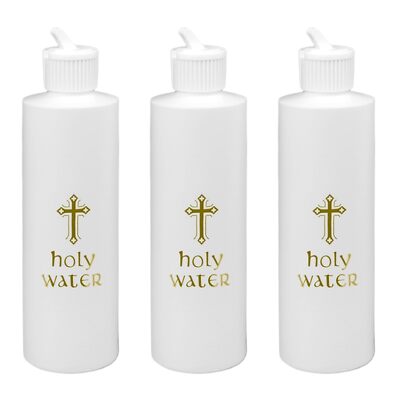 3Pcs Holy Water Bottles Holy Water Empty Containers 250ml Holy Water Plastic ...