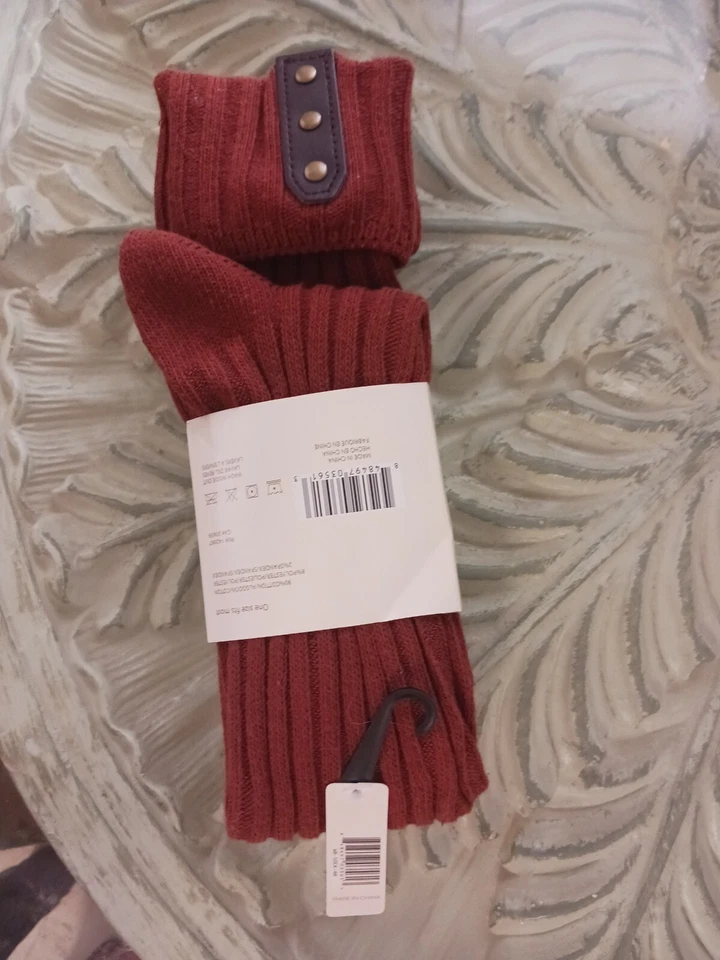 Calcetines de bota Simply Noelle para mujer talla única para la longitud más alta nuevos $17/par Foto 2 de 4