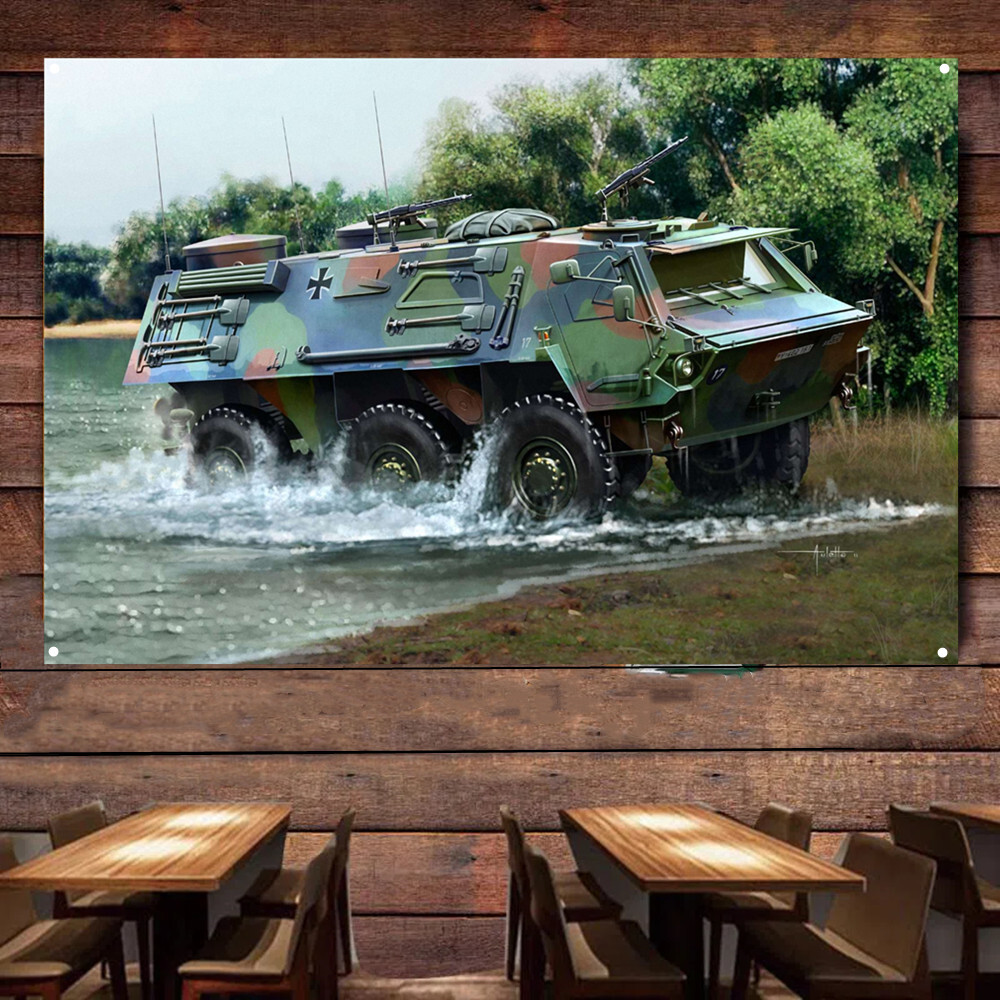 German TPz-1 armored personnel carrier Wall Decor Banner Flag Armored Poster