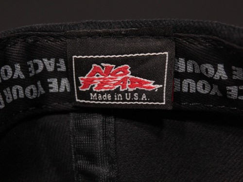 NO FEAR Vintage Baseball Hat 1990s Snapback Cap Made in USA - Picture 8 of 8