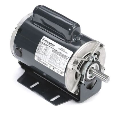 Leeson 5Kc38nn410x Capacitor-Start General Purpose Motor, 3/4 Hp Hp,