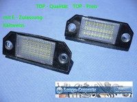 LED Kennzeichenbeleuchtung Nummernschildbeleucht. FüR Ford Focus II + C-MAX