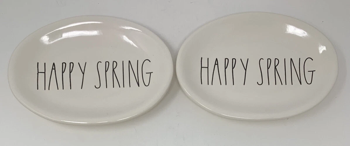 wholesale sales NEW RAE DUNN (2) EASTER OVAL PLATES