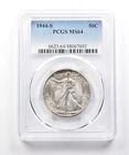 1944-S Walking Liberty Half Dollar MS64 PCGS *1197