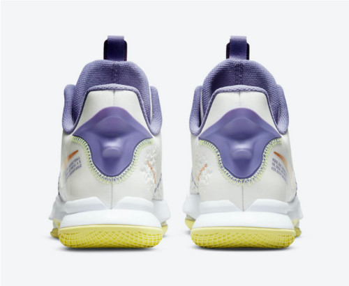 Nike Lebron Witness 5 V Lakers Summit White Pastel Basketball Sneakers Size  13 | eBay