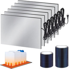 6 Pcs 12" X 18" RV Holding Tank Heating Pad with 2 Pcs Underbelly Tape, 120V RV 