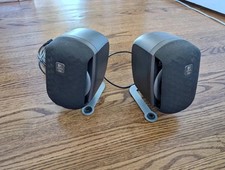 Logitech Pair THX-Certified Satellite Speakers- W/ RCA Connector Cables
