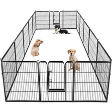 BestPet  Dog Playpen  40 Inch, 16 Panels  Heavy Duty Metal Pet Exercise Pen