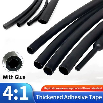 Heat Shrink Tube Glue Polyolefin Shrinking Assorted Wire Cable Sleeving Tubing