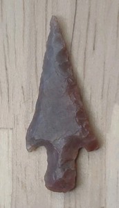 Neolithic Period Arrowhead Sahara Desert Africa 1 1/4 Inch Triangular Stemmed