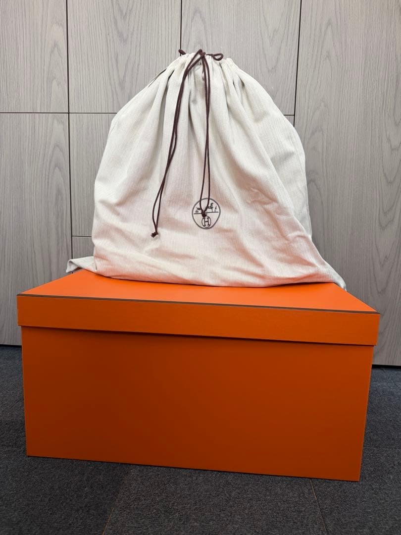Unused HERMES Hautacrois 40 Etoupe Hermes Silver Z engraved image 8