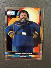 2025 Topps Finest Chrome Star Wars Base Card #F-53 Captain Bombardier