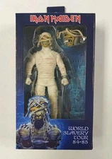 NECA Iron Maiden Eddie Mummy Figure – World Slavery Tour 84–85 Powerslave NIB