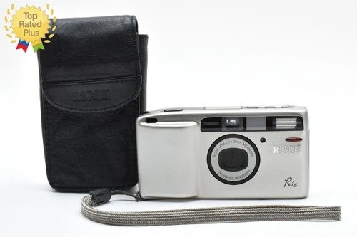 Read [NEAR MINT w/Case] Ricoh R1s Silve 35mm Point & Shoot Film Camera JAPAN