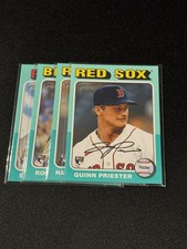 2024 Topps Heritage High Number Aqua Border Prick Your Player Card