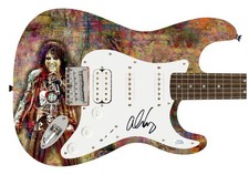 Alice Cooper Autographed "Artistic Eminence" Custom Graphics Fender Guitar ACOA