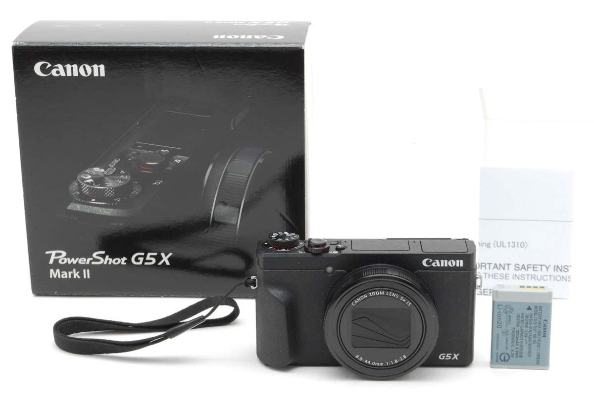 Canon PowerShot G5 X Mark II With Auto Focus Digital Cameras for