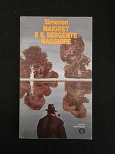 Oscar Mondadori Maigret e il Sergente Maggiore di Simenon Anno 1976