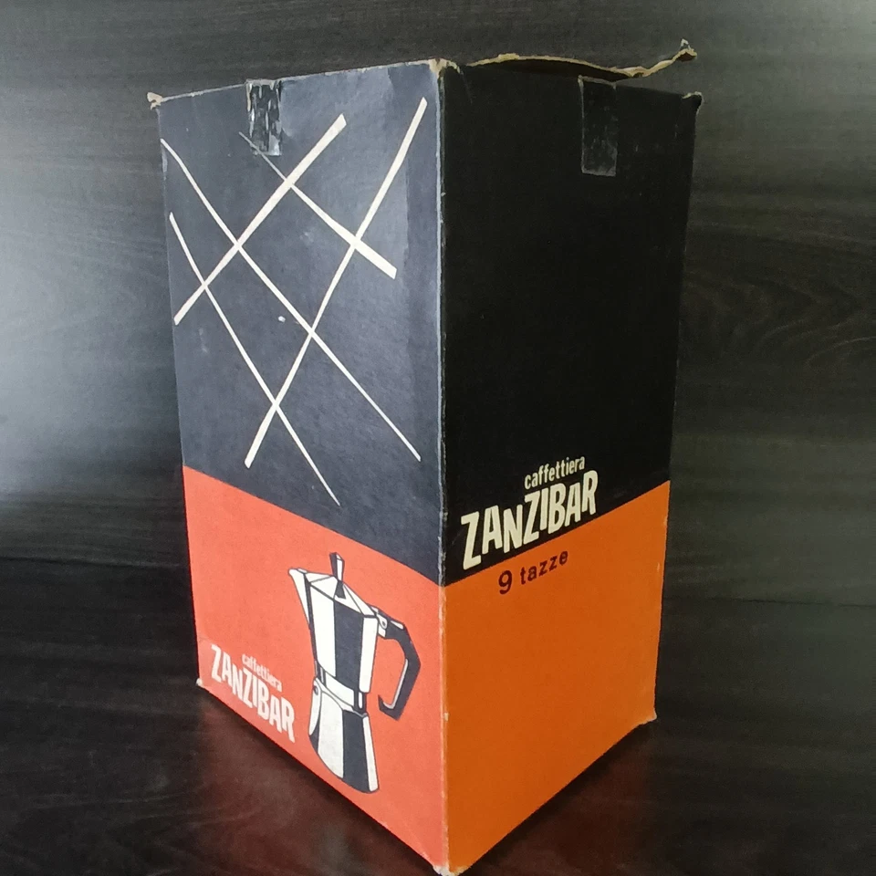 CAFFETTIERA MOKA ZANZIBAR BIALETTI VINTAGE 9 TAZZE - Immagine 3 di 4