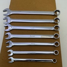 Snap On Oex 7pc Sae 12pt Chrome Combination Wrench Set Oex10-22 Usa 516-1116 Snap On Oex 7pc Sae 12pt Chrome Combination Wrench Set Oex10-22 Usa 516-1116