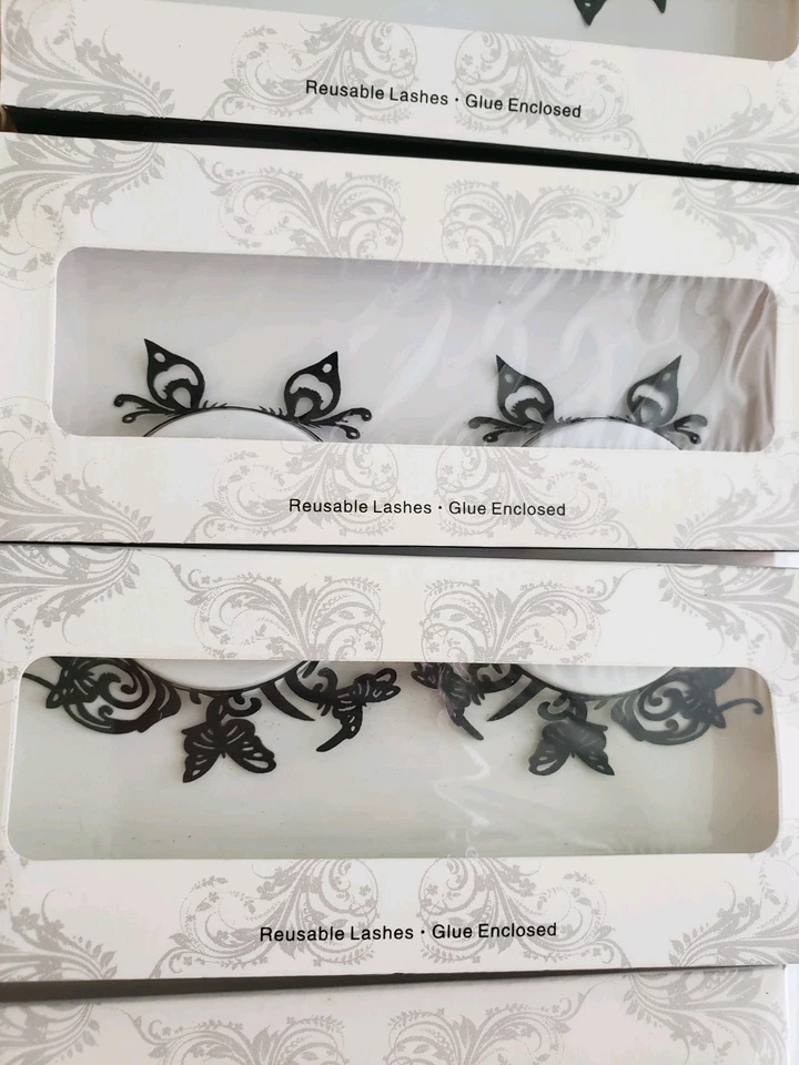 Graftobian Decorative Black Fashion Eyelashes Lot 62 - Image 4 of 4