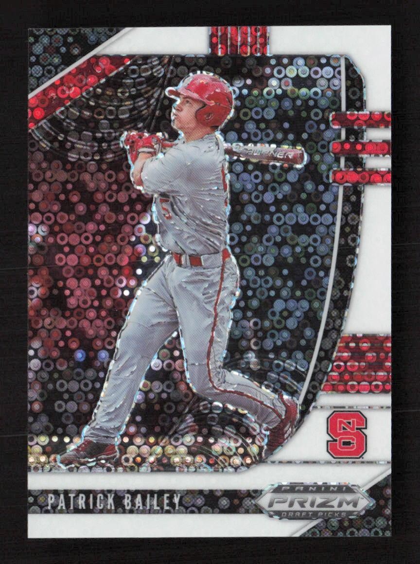 Patrick Bailey 2020 Panini Prizm Draft Picks #PDP13 White Donut Circles SN /50