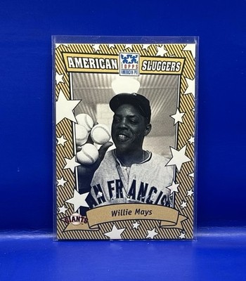 2002 Willie Mays Sluggers Gold American Pie Spirit #AS-WM San Francisco Giants