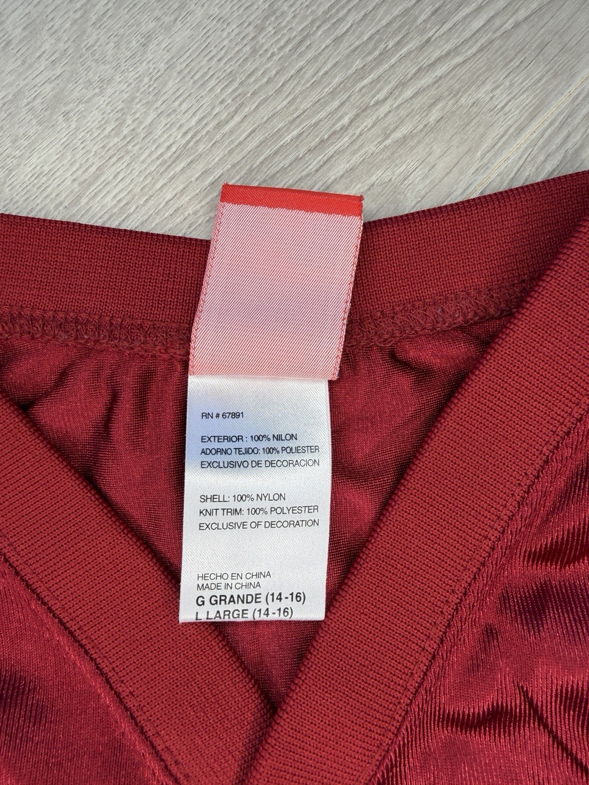 Vintage NFL Reebok Washington Redskins Randy Moss #89 Youth Large Jersey thumbnail 7