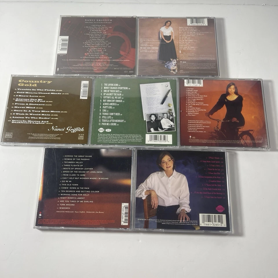Nanci Griffith 7x CD Album Bundle Lot - American Folk Singer-Songwriter - Image 2 of 4