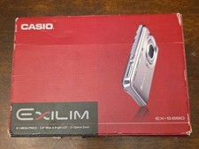 CASIO Exilim EX-S880 Digital Camera SD Card Battery & Charger In Box Complete