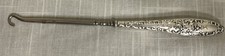 Vintage Sterling Silver 7" Button Hook - Monogram -