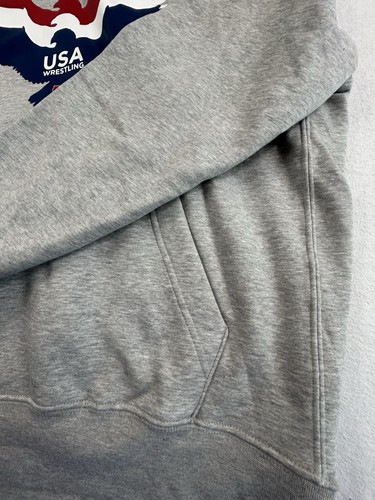 Nike USA Wrestling Pullover Blue Eagle Hoodie Men Size Large Brand New - Picture 2 of 6