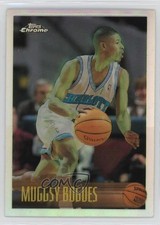 1996-97 Topps Chrome Refractor Muggsy Bogues Tyrone Bogues #98R 1f1
