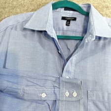 Burberry London Button Down Shirt Mn 16.5 37T Cotton Quiet Luxury Work Interview