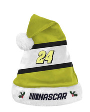 FOCO NASCAR #24 Santa Hat Embroidered Colorblock Racing Holiday Cap Gift Race