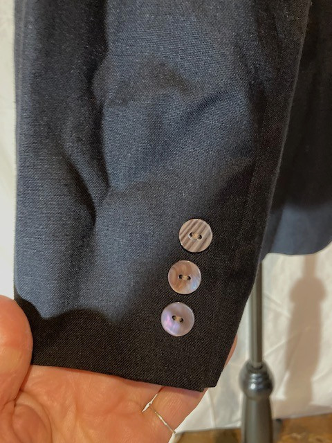 TALBOTS PETITES NAVY SINGLE BUTTON LINED SUIT SEP… - image 6