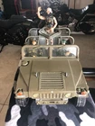 Loose G.I. Joe 1/6 Scale Humvee Armament Carrier w/ 3 Action Figures 12" (2002)
