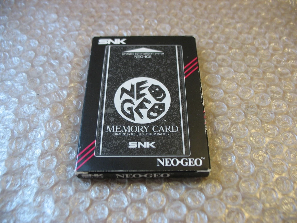 OFFICIAL BOXED SNK MEMORY CARD MODEL NEO-IC8 NEO GEO AES (SAVE AND LOAD OK!) - Photo 3/4