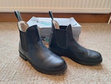 Robinsons Requistie Eu 39 UK 6 Kids Equestrian Riding Boots Black Leather